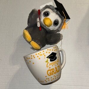 Graduation Penguin Plush with Mug Congrats Grad